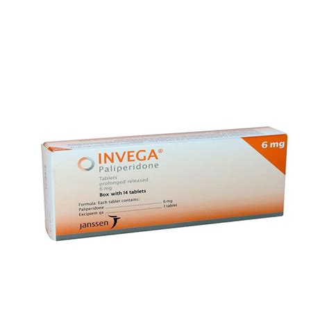 Invega paliperidona 6 mg caja 14 tabletas | Axalotiene