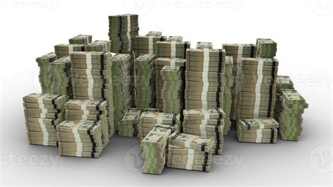 Big stack of 1000 United Arab Emirates dirham notes. A lot of money ...