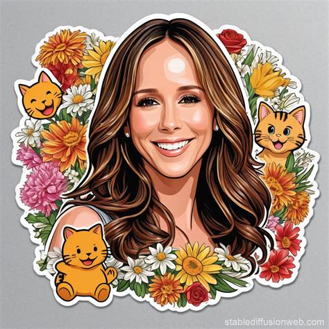 Jennifer Love Hewitt with Garfield in Costume | Stable Diffusion Online