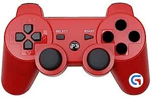GET IN THE GAME Dualshock 3 Wireless Controller for PS3 -Red [video ...