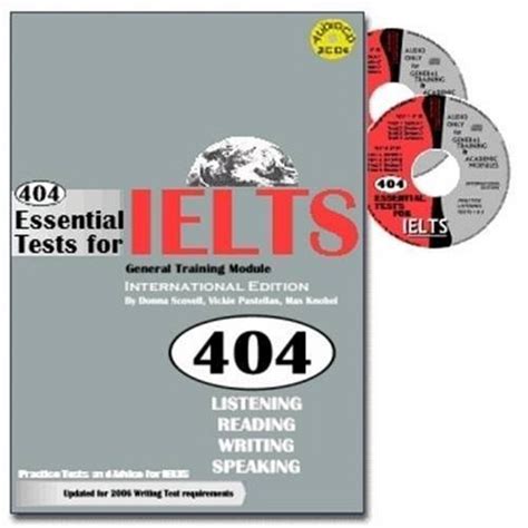 Buy 404 Essential Tests For IELTS - General Training Module (Book with ...