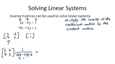 Image result for Solving Linear Systems