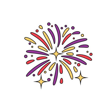 Colorful Firework Clipart