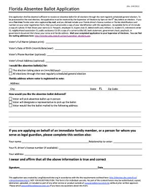 Absentee Ballot Application Form 的图像结果