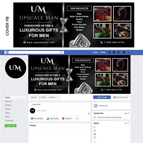 Upmarket, Bold, Retail Facebook Design for a Company by TSU Creations ...