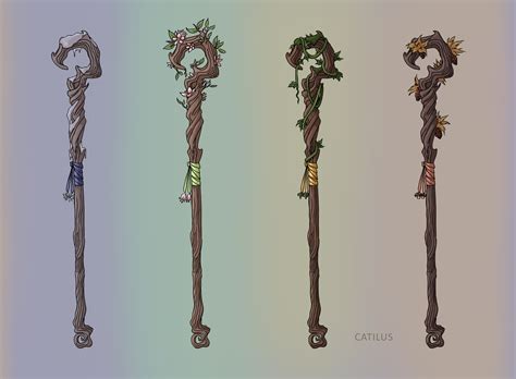 Druid Staffs
