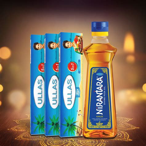 Ullas Max & Nirantara Puja Oil Combo – ULLAS AGARBATHI