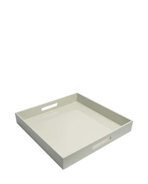 Transform Your Space with the Elegant Sand Lacquer Tray from UTILITIES ...