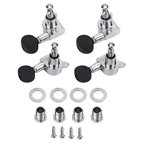 Ukulele Tuners, 2R 2L Closed Aluminum Alloy Ukulele Tuning Pegs Machine ...
