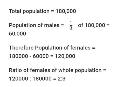 Word problemA town has 50,000 population. 3 by 5 of the population are ...