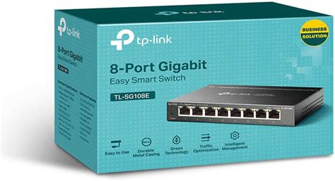 TP-Link TL-SG108E Gigabit Easy Smart Managed Gigabit Easy Smart 8 Ports ...