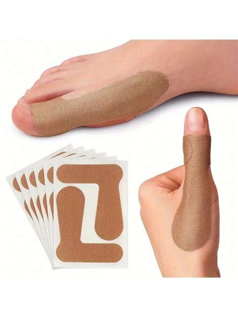 20pcs Non Allergic Toe Protection Tape - Self-Adhesive Elastic Sports ...