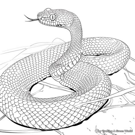 Snake Coloring Pages For Adults - Free & Printable!