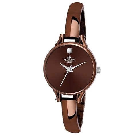 Swisso Analogue Girls' Watch (Brown Dial Brown Colored Strap) : Amazon ...