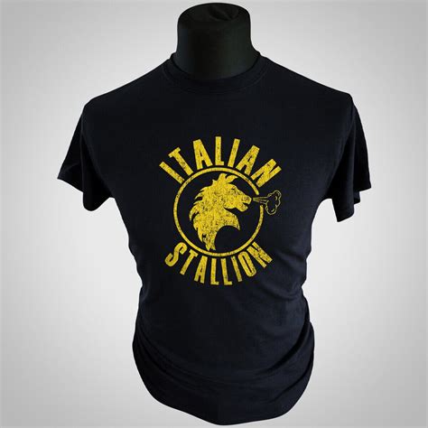 Italian Stallion T Shirt (black) - Etsy