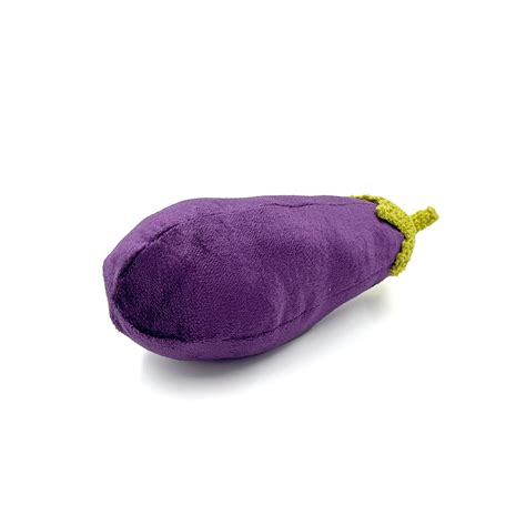 Amiable Aubergine - Brinjal themed plush dog toy – Pets and People Co.