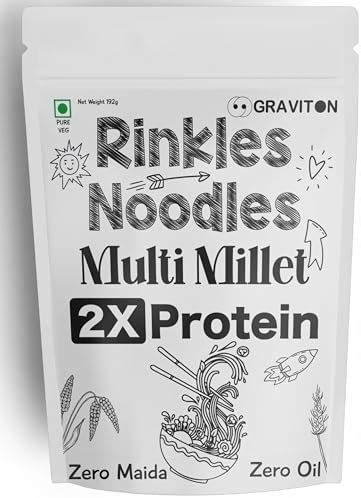 Rinkle Multi Millet Noodles | No Maida Not Fried 2X Protein | Healthy ...