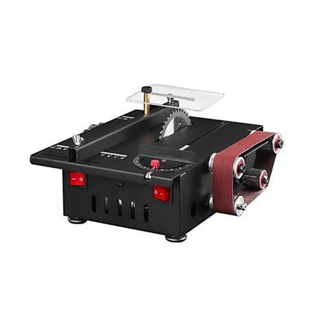 Electric 200W Mini Bench Saw And Belt Sander With Extension Rod, Collet ...