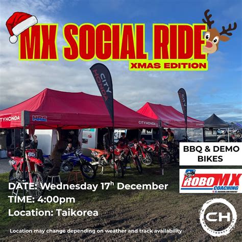 🎄 MX Social Ride – Xmas Edition! 🎄, Taikorea Motorcycle Park ...