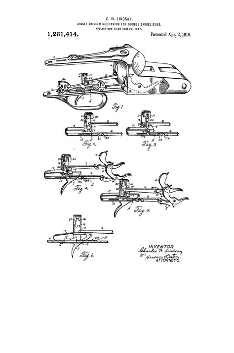 Single Trigger Mechanism For Double-Barrel Guns - The Portal to Texas History