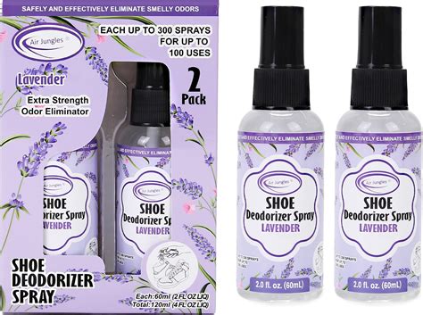 Amazon.com: Air Jungles Shoe Deodorizer Spray, Shoe Odor Eliminator ...