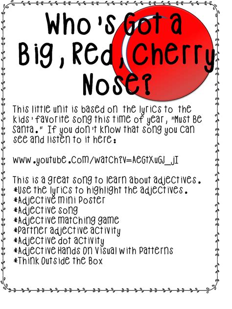 Must be santa song visuals | TPT - Worksheets Library