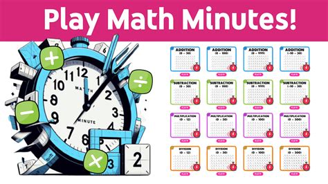 Math Minutes—Play Now for Free! — Mashup Math - Worksheets Library
