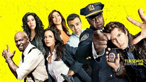 Brooklyn Nine-Nine Cast HD Wallpaper: Iconic TV Show Squad in Action