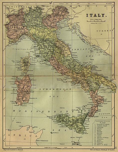 Detailed Map Italy 的图像结果