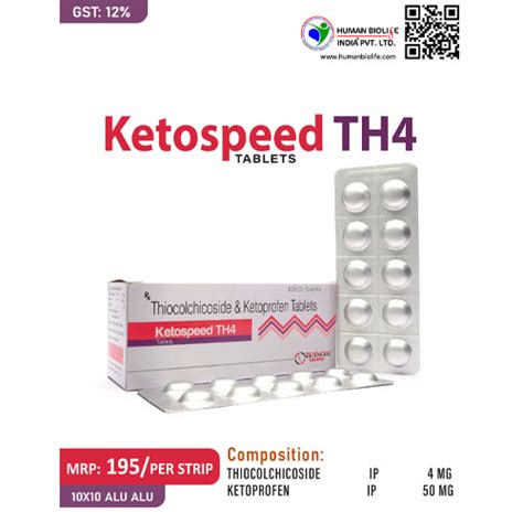 KETOSPEED TH4 Tablets Human Biolife India Pvt. Ltd.