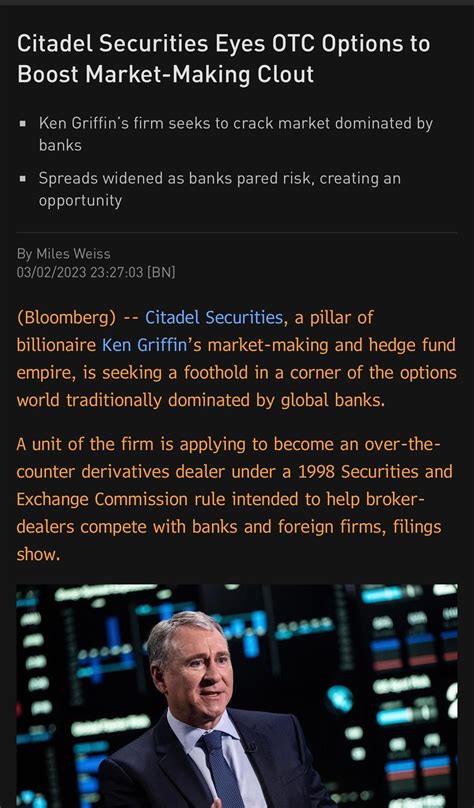 Citadel Applying to Become OTC dealer : r/Superstonk