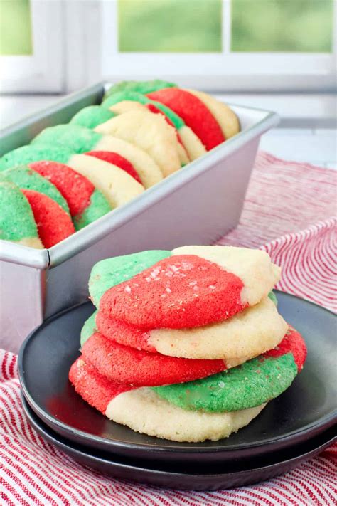 Red, White, and Green Polvorones (Mexican Sugar Cookies) | Karen's ...