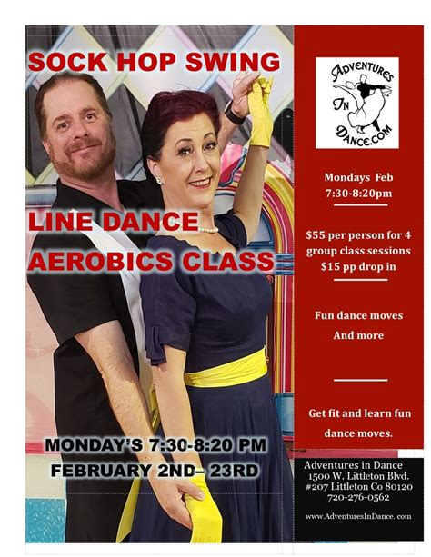 February Sock Hop Swing Line Dance Aerobics Class | Adventures In Dance