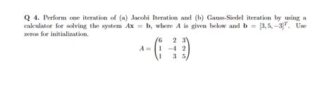 Image result for Jacobi Iteration Examples