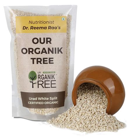 OUR ORGANIK TREE Certified Organic Urad White Split | Dhuli | No GMO ...