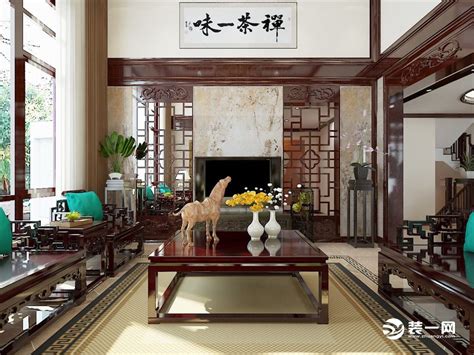 中式风格二居室90平米4.1万-紫金新干线二期装修案例-北京房天下家居装修网