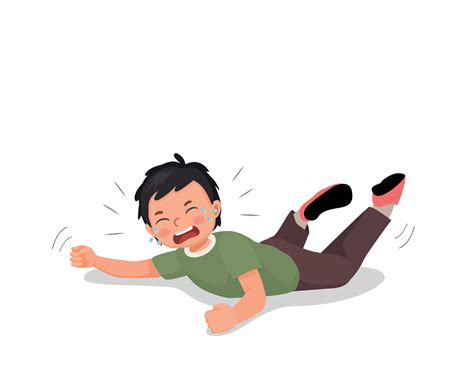 spoiled little boy throwing tantrum crying screaming lying on the floor ...