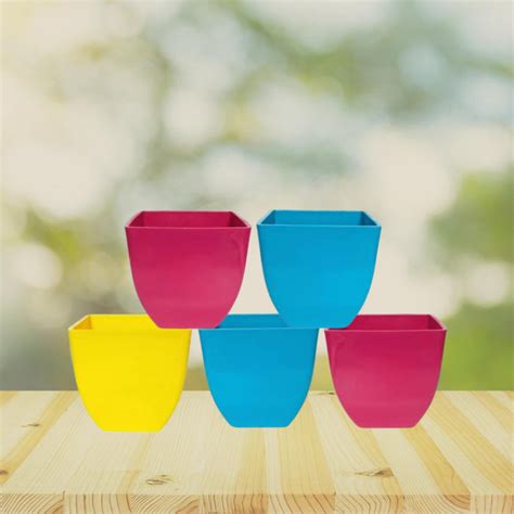 3inch Square Pot Set Of (05) — Plan A Plant