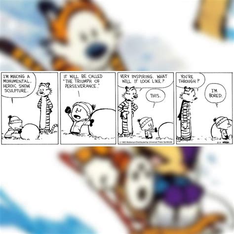 10 Greatest Calvin and Hobbes Comics About Snowmen