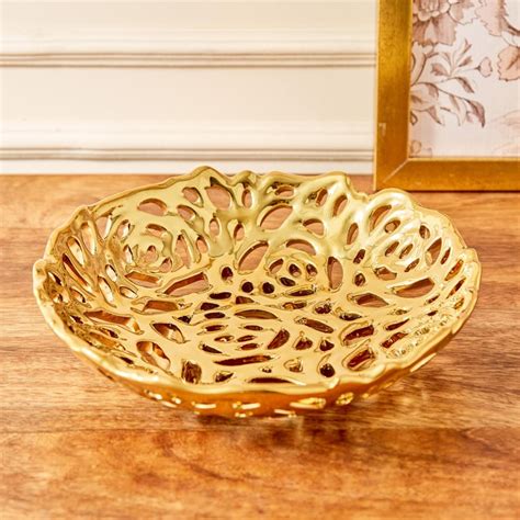 Buy Stellar Stoneware Cutwork Decorative Platter from Home Centre at ...