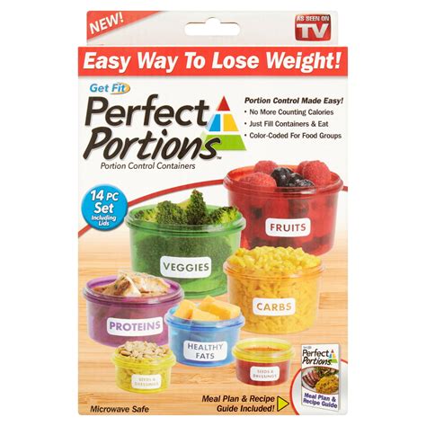 Perfect Portions Portion Control Containers - Walmart.com
