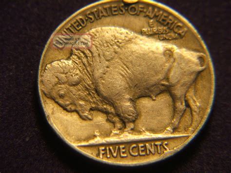 Buffalo Classic Style Hobo Nickel Folk Art Carving Five Cent Coin