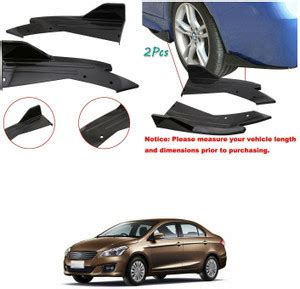 XZRTZ Rear Bumper Splitter Lip Diffuser Wrap Angle Anti-Scratch ...
