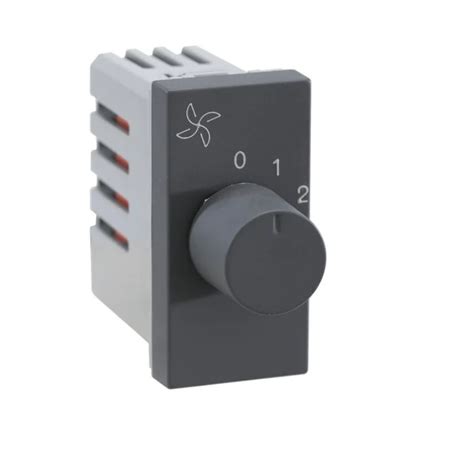 Legrand Lyncus Chic Grey Fan Regulator 100 W, 1 Module