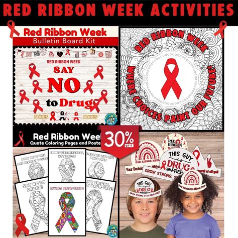 Red Ribbon Week Posters Examples