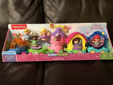 Fisher - Price Little People Disney Princess Parade Vehicle 5 Pack Set ...