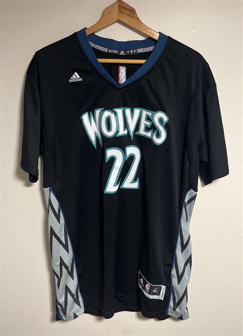 Andrew Wiggins Minnesota Timberwolves Vintage Adidas NBA Sleeved Jersey ...