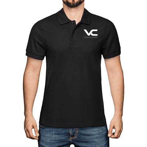 Black Polo T-Shirt - Versaclimber
