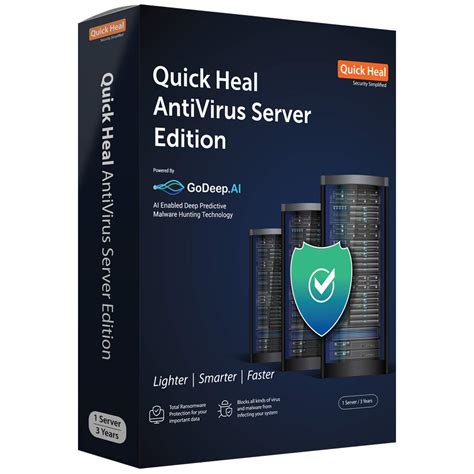 Quick Heal Antivirus Server Latest Version - 1 Server, 3 Years (Email ...