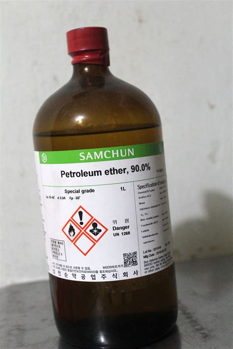 Petroleum Ether Density